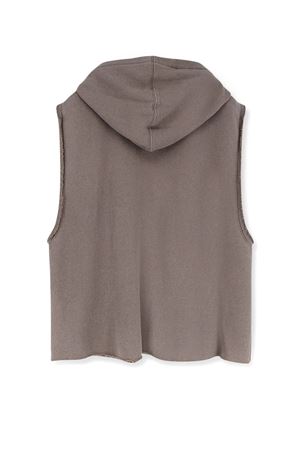 Brown cotton SL Hoodie RICK OWENS | RU01F2153JNT34
